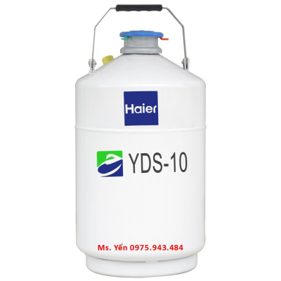 Bình đựng nitơ lỏng bảo quản mẫu lạnh 10 lít HAIER YDS-10