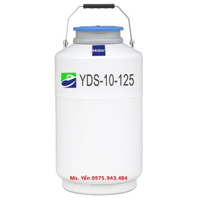 Bình đựng nitơ lỏng bảo quản mẫu lạnh 10 lít HAIER YDS-10-125