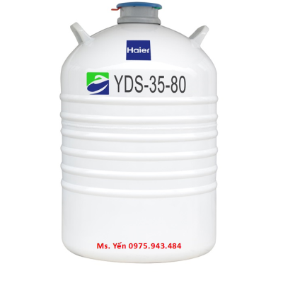 Bình đựng nitơ lỏng bảo quản mẫu lạnh 35 lít HAIER YDS-35-80