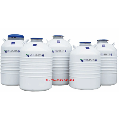 Binh đựng nitơ lỏng bảo quản mẫu lạnh 50 lít HAIER YDS-50B-125