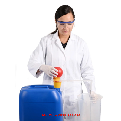 Bơm tay dung dịch hóa chất OTAL 14 lít/phút, bằng PP 5005-1200 Burkle