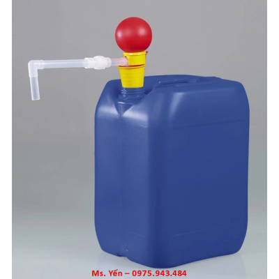 Bơm tay dung dịch hóa chất OTAL 20 lít/phút, bằng PVDF 5005-3000 Burkle