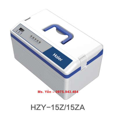 Hộp bảo quản lạnh 2 – 6oC, 11 lít, tính năng giám sát nhiệt độ Haier HZY-15ZA