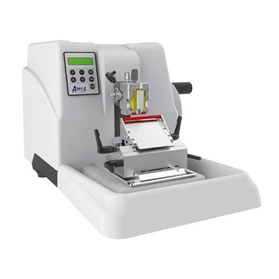 Máy cắt lát tiêu bản bán tự động (Semi-Auto Rotary Microtome) Amos AEM 450