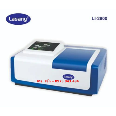 Máy quang phổ UV-VIS hai chùm tia (Double beam) Lasany LI-2900 (190-1100nm; màn hình cảm ứng)